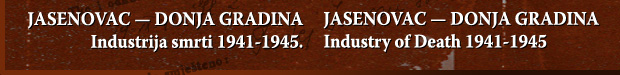 Jasenovac - Donja Gradina: Industrija smrti 1941-45.